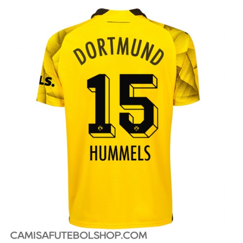 Camisa de time de futebol Borussia Dortmund Mats Hummels #15 Replicas 3º Equipamento 2023-24 Manga Curta